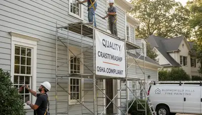 Painting contractor in Troy, MI providing professional residential and commercial painting services