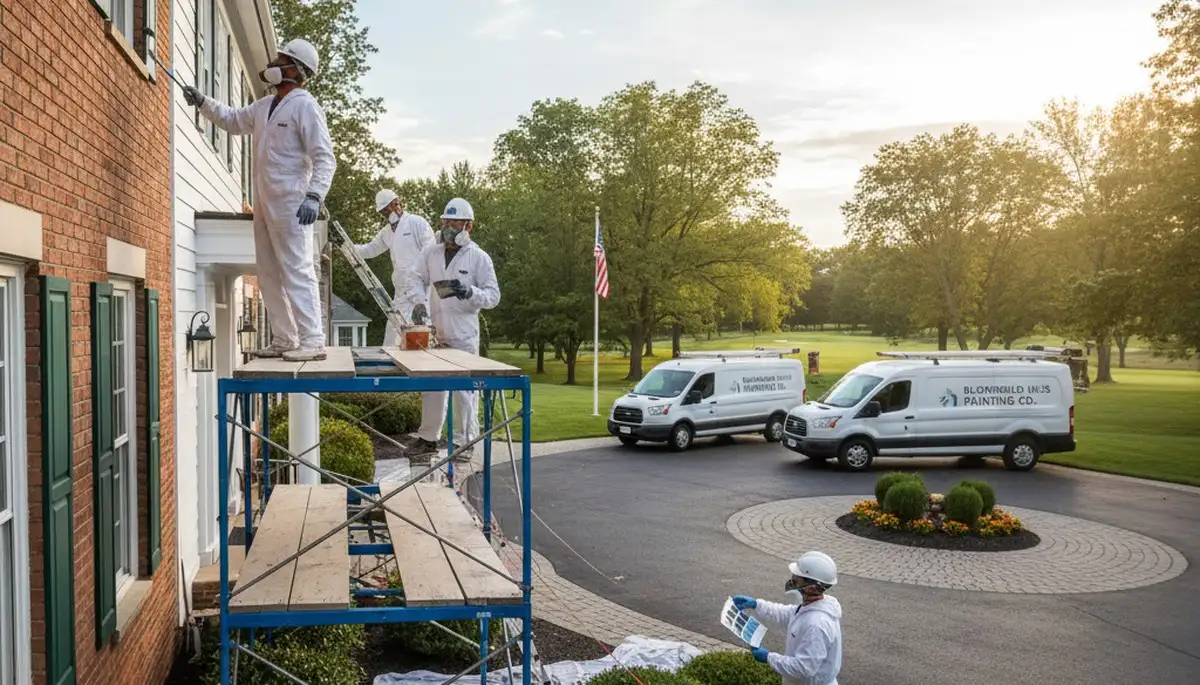 Painting contractor in Troy, MI providing professional interior and exterior painting services
