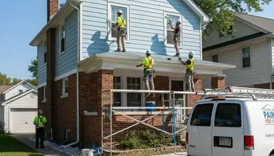 Painting service in Troy, MI for residential and commercial interior and exterior projects