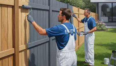 Fence painting service in Troy, MI by Troy Paint Pros for durable, weather-resistant curb appeal