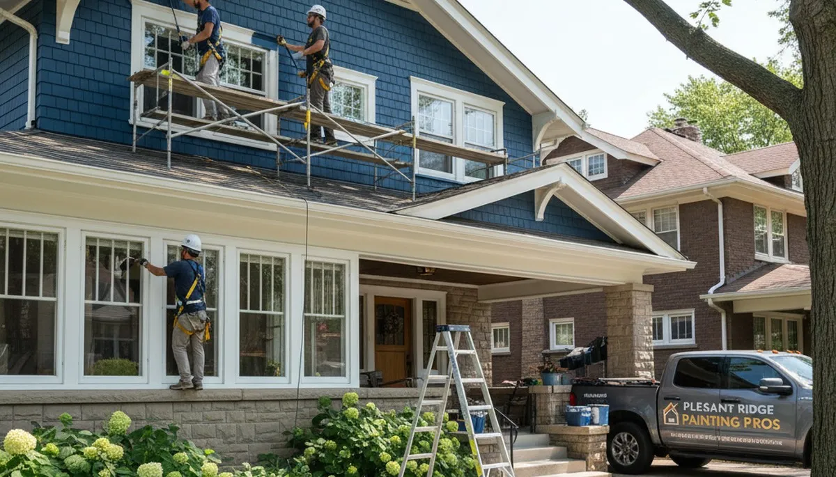 Painting service in Troy, MI showcasing professional residential and commercial painting work