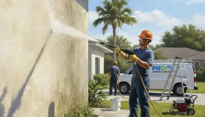 Pressure cleaning service in Troy, MI for exterior surfaces and curb appeal