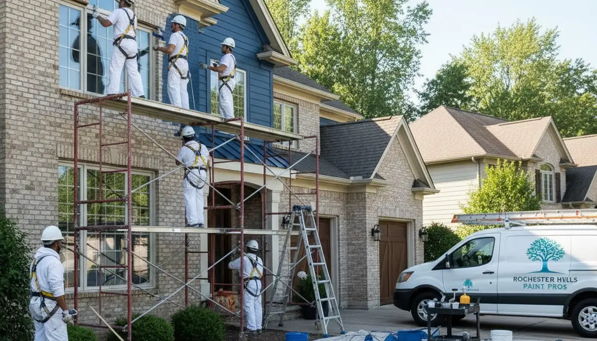 Painting service in Troy, MI for residential and commercial interior and exterior projects